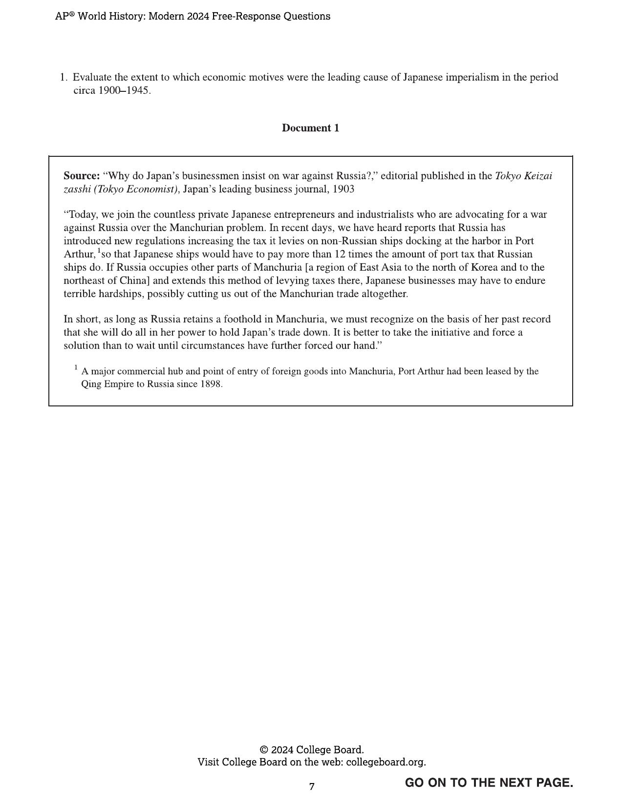 DBQ Document 1